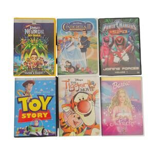 Great Kids Movie Total of Six movies All DVD's Several Classics Check out Below